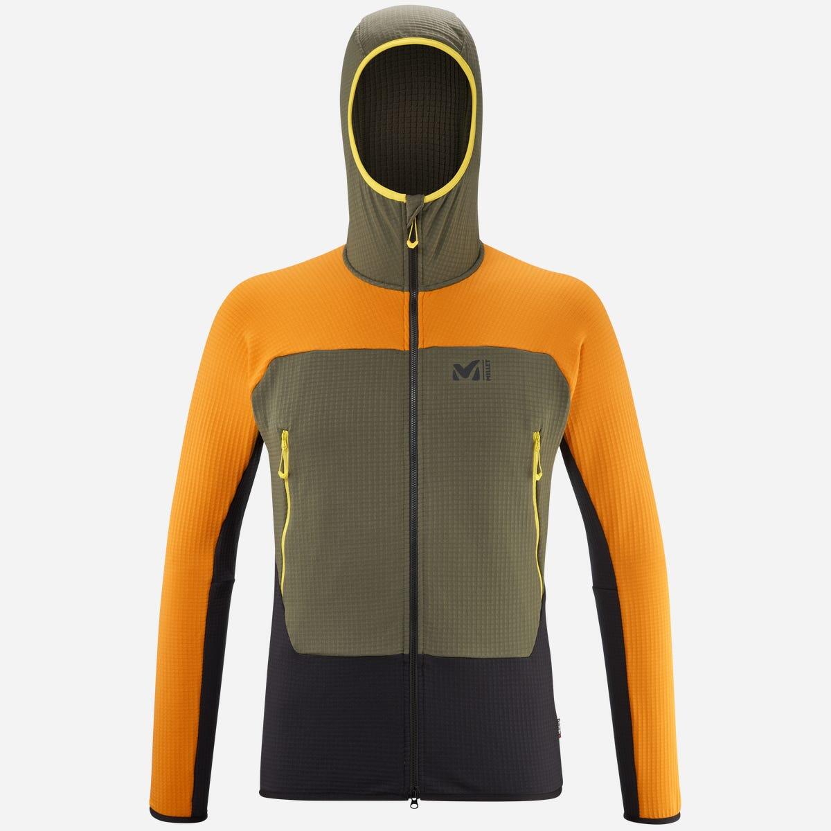 MILLET Polaire FUSION GRID HOODIE M Homme - Kaki 1/4
