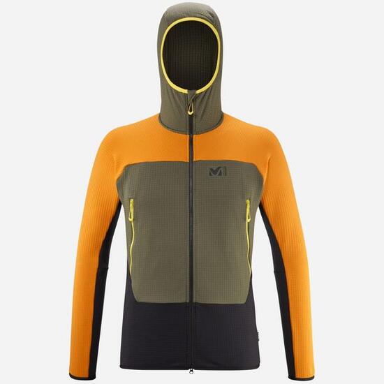 MILLET Polaire FUSION GRID HOODIE M Homme - Kaki