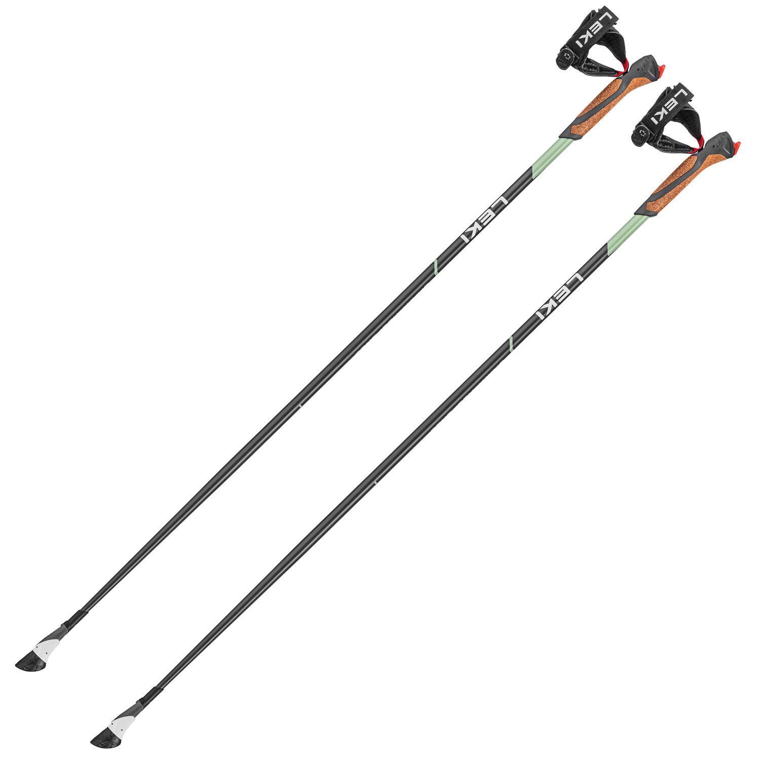 LEKI Nordic Walking Stöcke Smart Response 130 cm Nordic Walking Unisex Schwarz