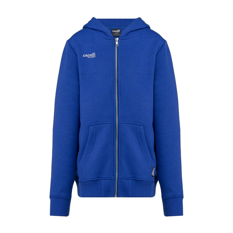 Hanorac fotbal pentru copii Capelli Basics Youth Zip Hoodie