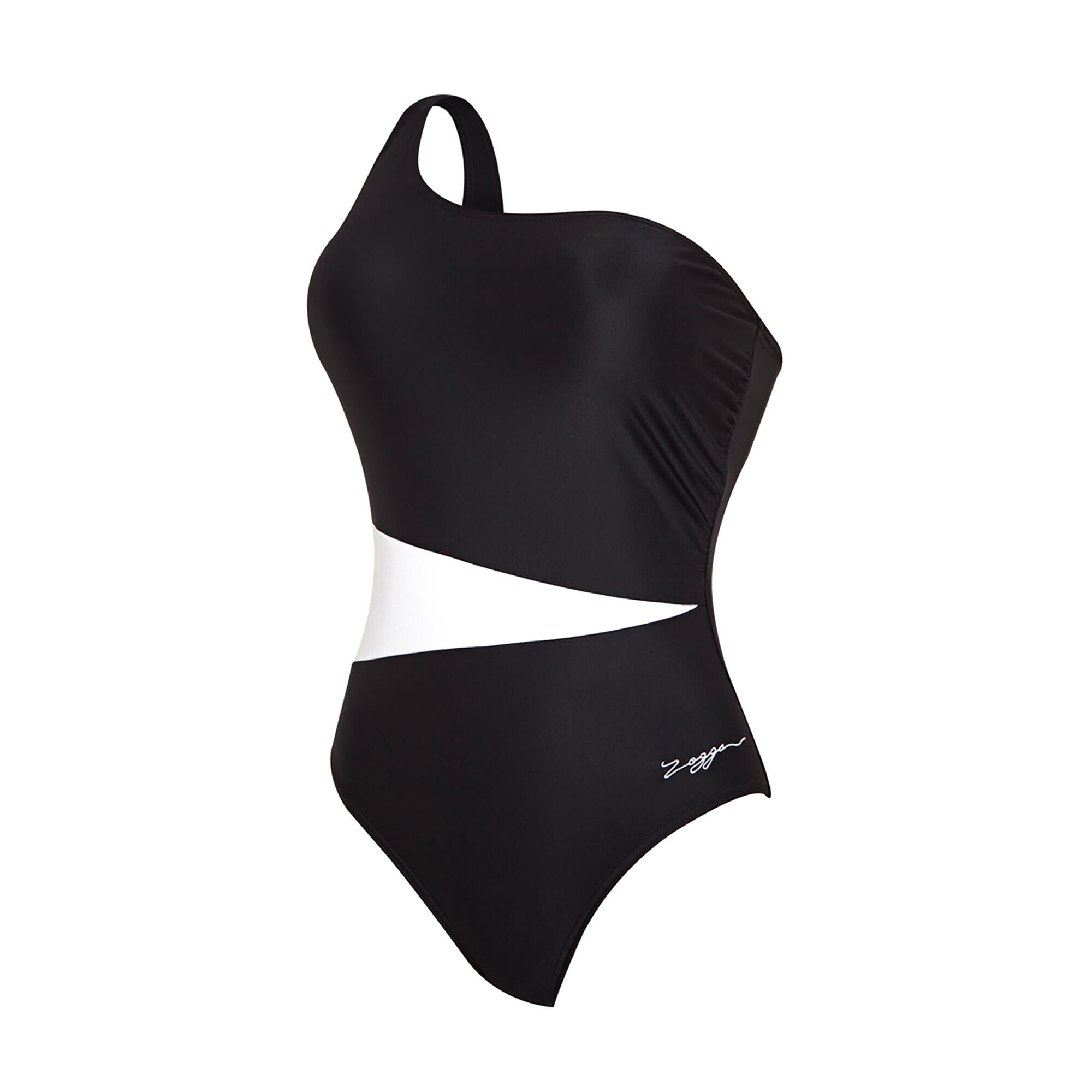 Fato de banho mulher zoggs lattice one shoulder