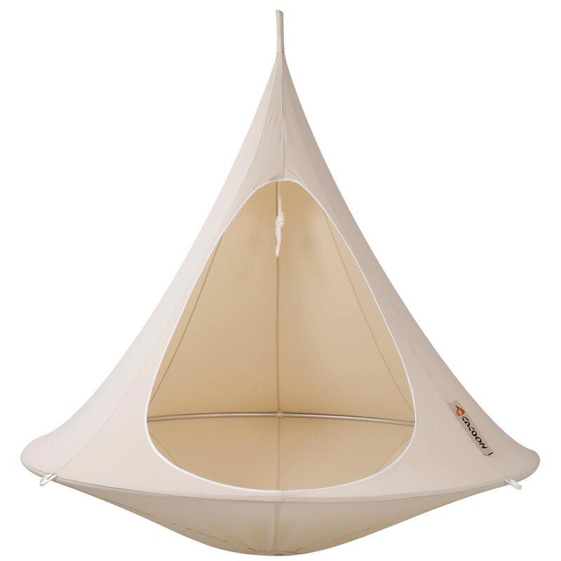 Cacoonworld Nid suspendu « Cacoon », Blanc naturel, Double, ø 1,8 m