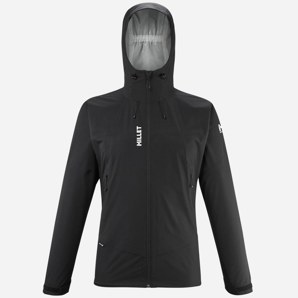 Millet Hiking Jacket Waterproof Lightweight Black