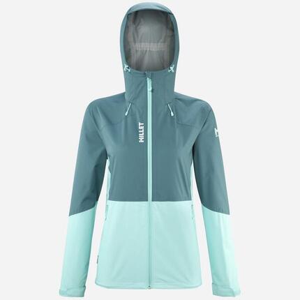 Veste Légère Imperméable Millet "Fitz Roy III Jkt W" S Bleu Vert