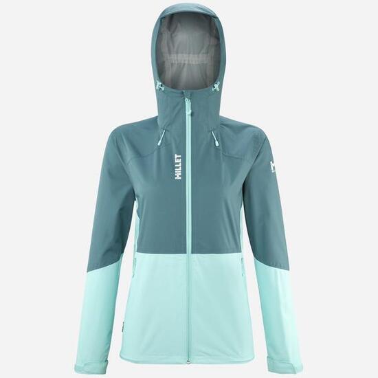 Veste Légère Imperméable Millet "Fitz Roy III Jkt W" S Bleu Vert