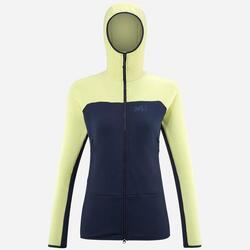MILLET Polaire technique femme Fusion Grid Hoodie - Viper/Saphir