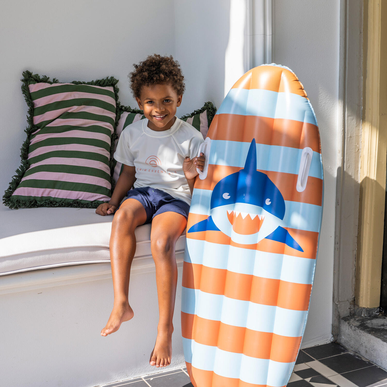 Swim Essentials Surfbrett Hai 120 cm 4/5