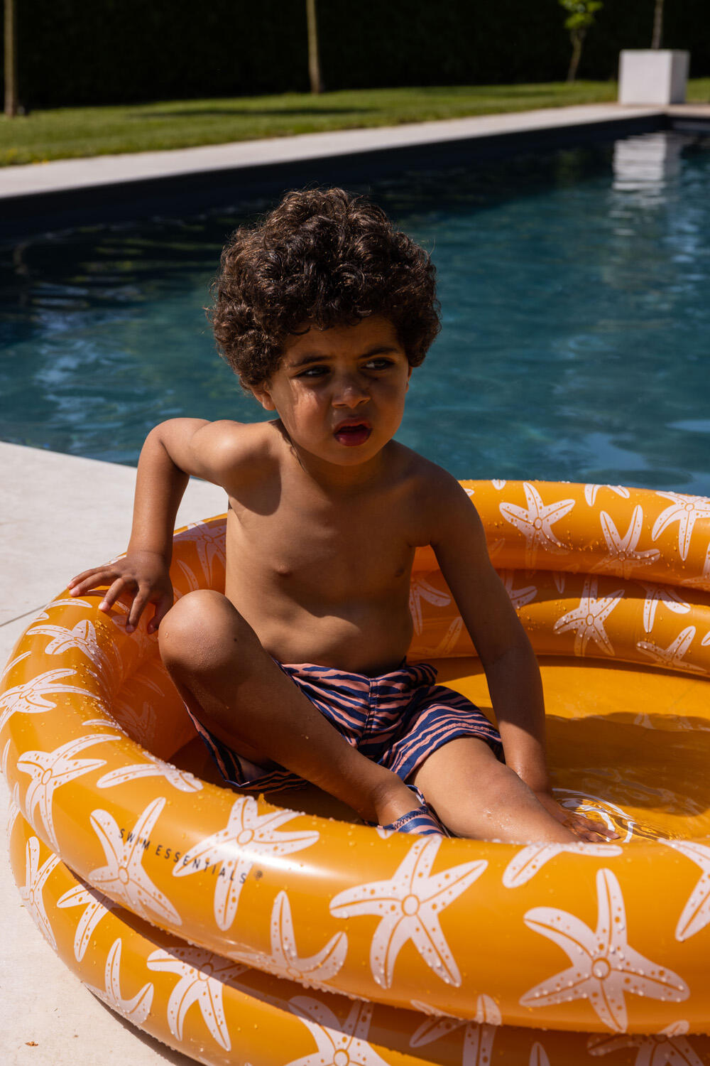 Piscine pour enfants - Orange - Seastar -  Ø 100 cm 4/5