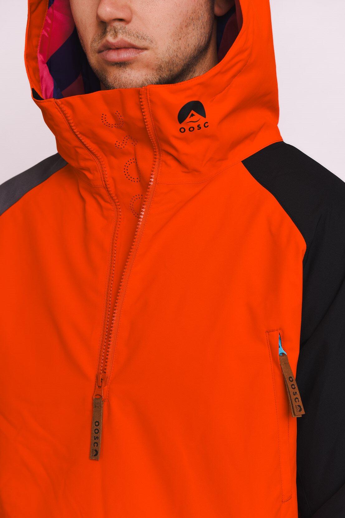 Snow Park Overhead Jacket - White & Red 4/4
