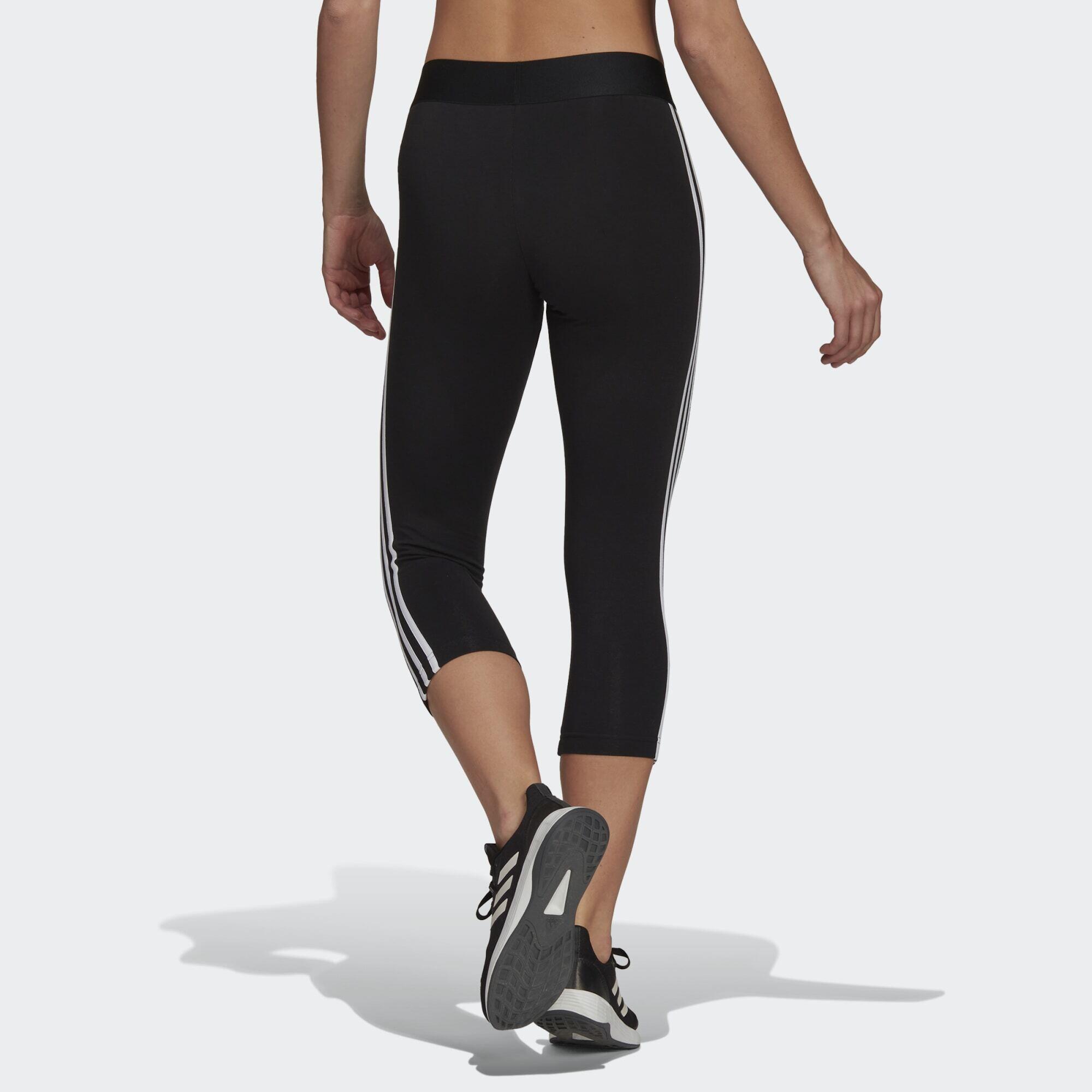 Essentials 3-Stripes 3/4 Length Leggings 3/5