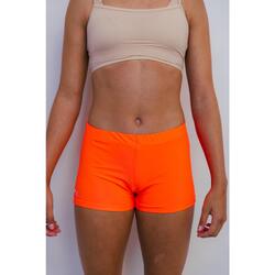 Oranje gym- en dansshort voor meisjes