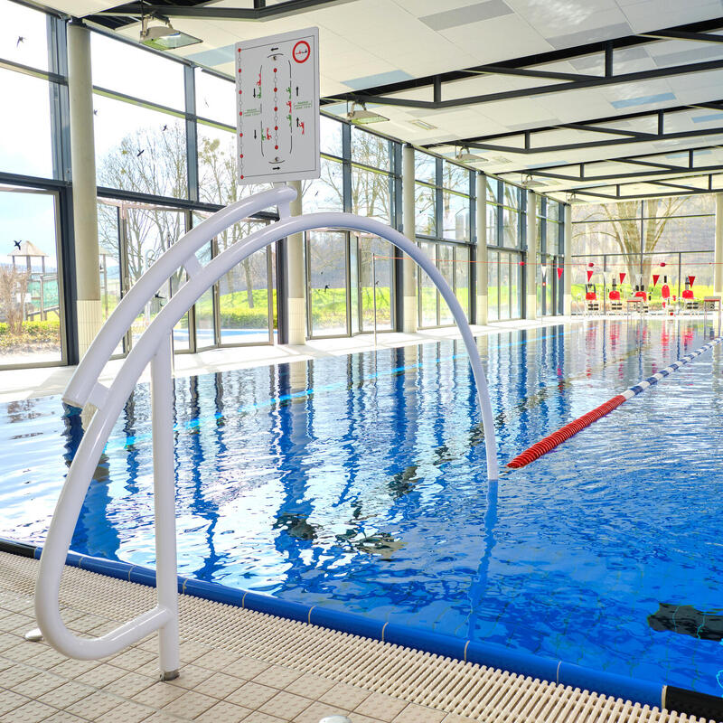 Sport-Thieme Schwimmautobahn Competition, 25 m, Mit Bodenhülsen ø 50 mm