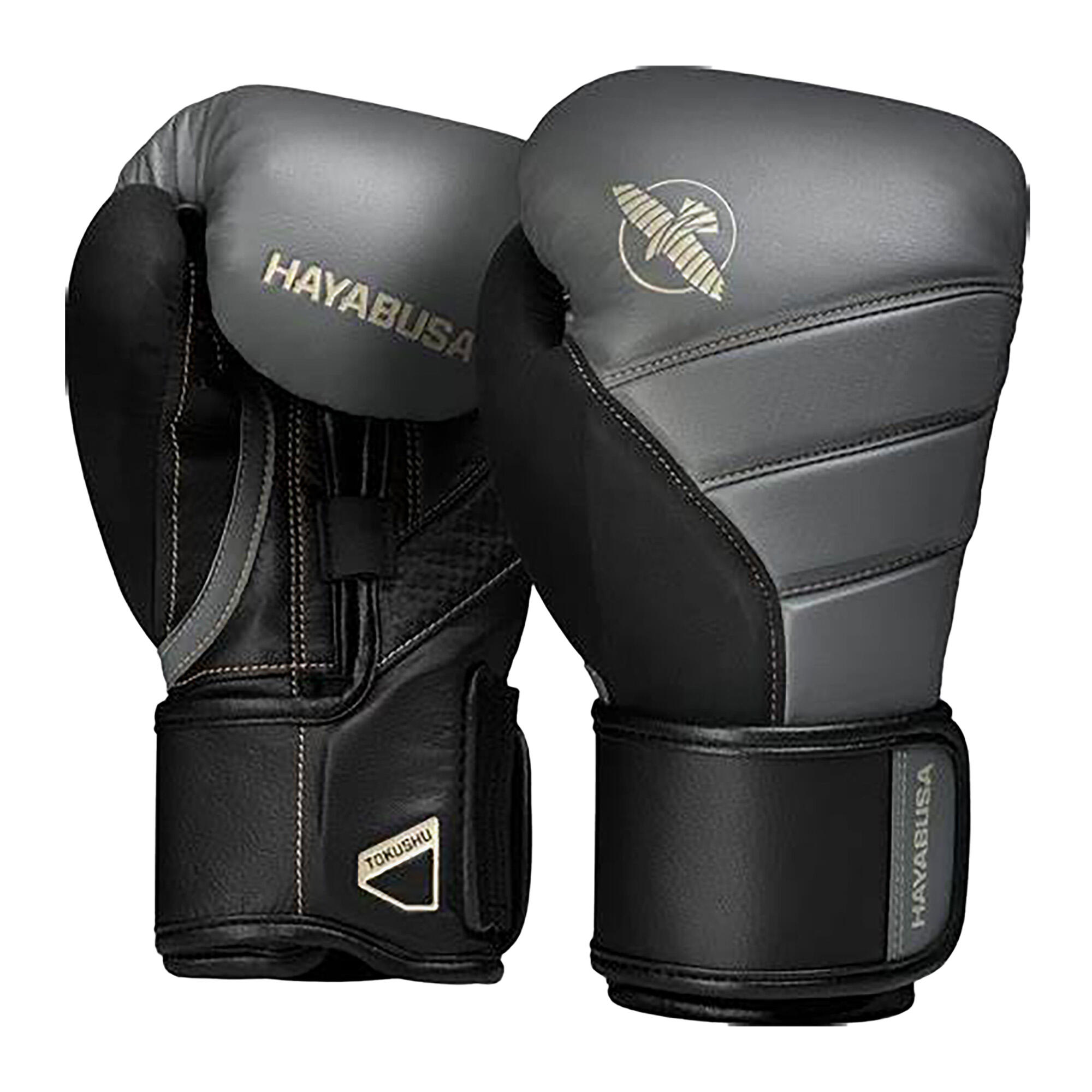 Hayabusa - Gants De Boxe Hayabusa T3 - Gants De Boxe - Gris|noir - 10 Oz - Decathlon