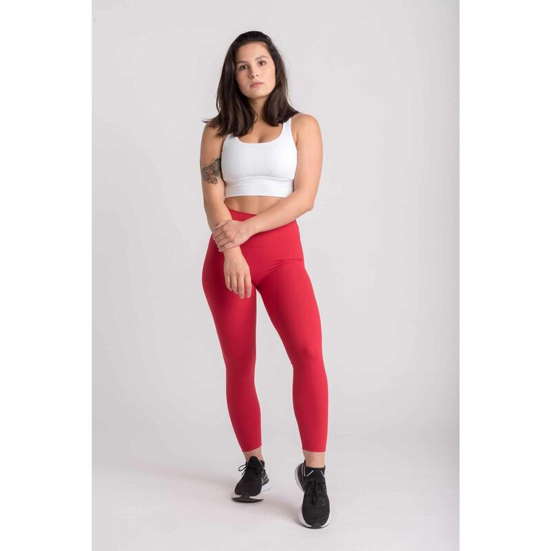 Flux Mallas leggings Fitness - Mujer - Roja