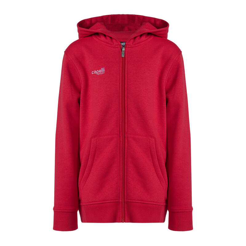 Capelli Basics Youth Zip Hoodie sudadera de fútbol para niños