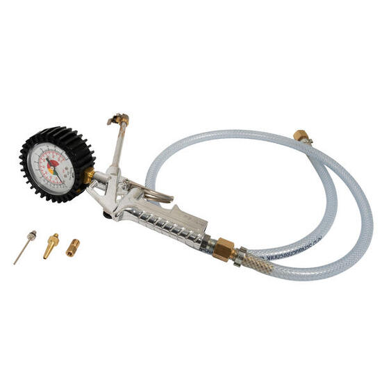 Ballfüllpistole mit Manometer Fußball Unisex