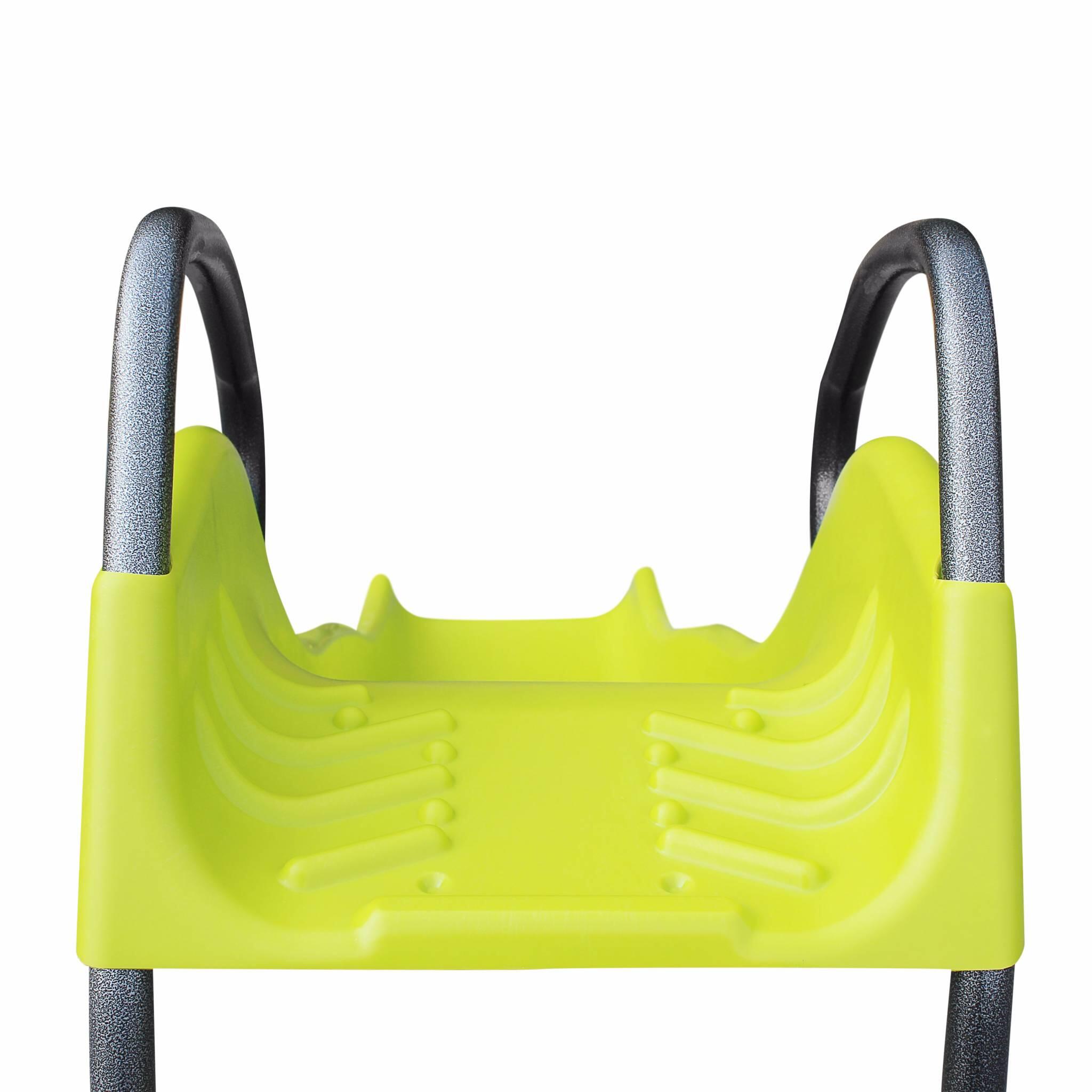 Toboggan Sirocco vert, double vague, structure de jardin, station de jeu 4/5