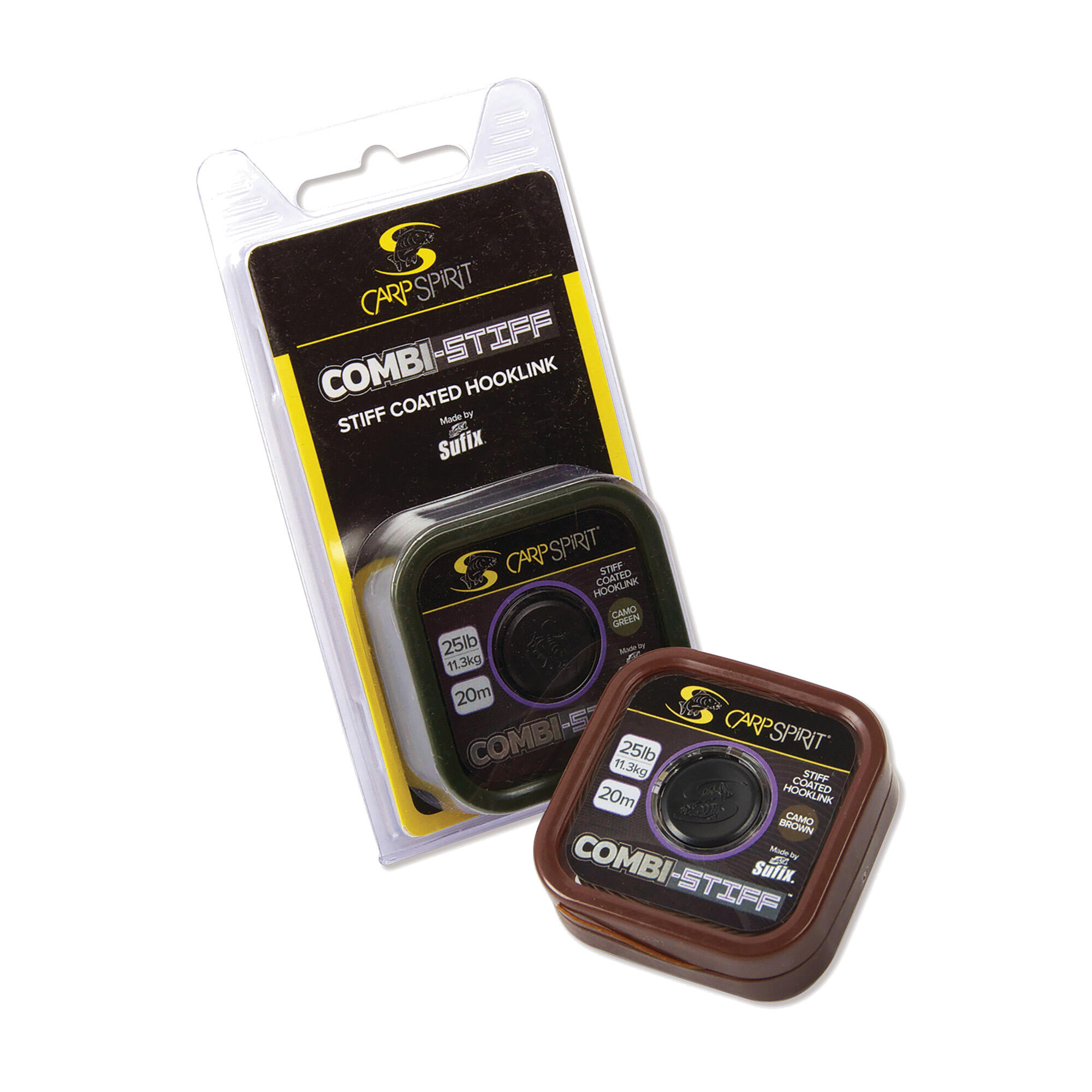 CARP SPIRIT Leader intrecciato per carpe Carp Spirit Combi Stiff 20M