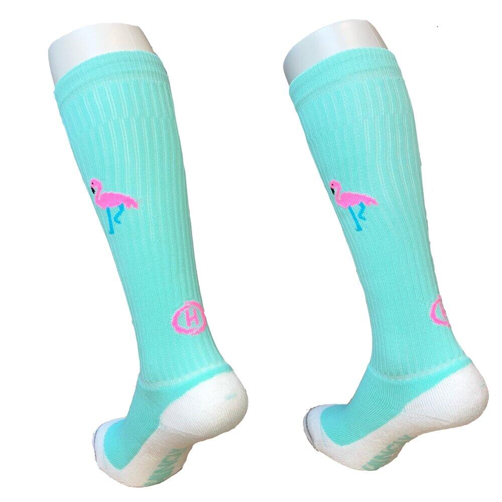 Hingly Volleybalsokken Flamingo Mint 2/3