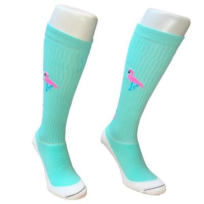 Hingly volleybalsokken flamingo mint