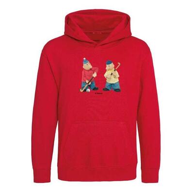 Hooded sweater buurman & buurman hockey rood