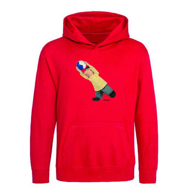 Hooded sweater buurman & buurman keeper rood
