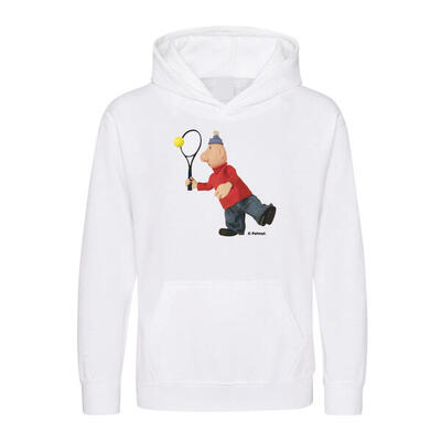 Hooded sweater buurman & buurman tennis wit