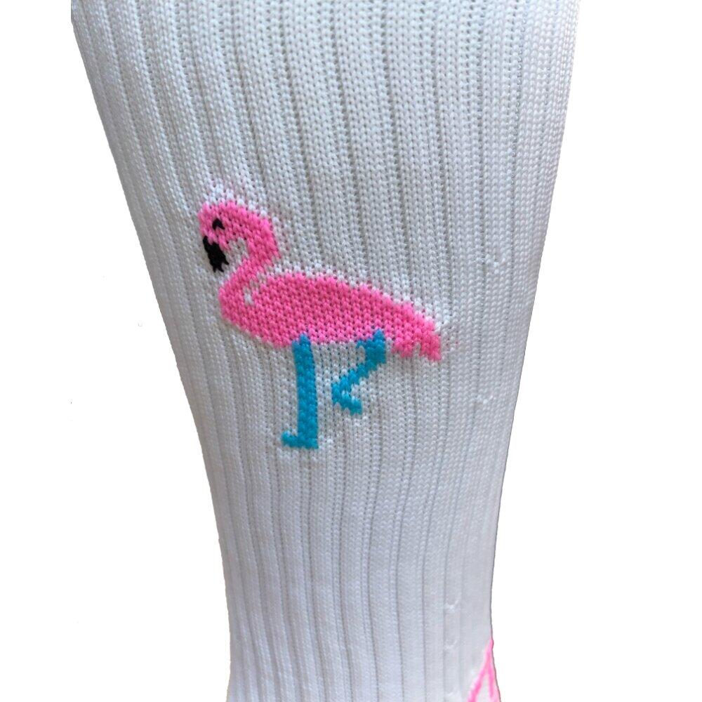 Hingly Volleybalsokken Flamingo Wit 3/3