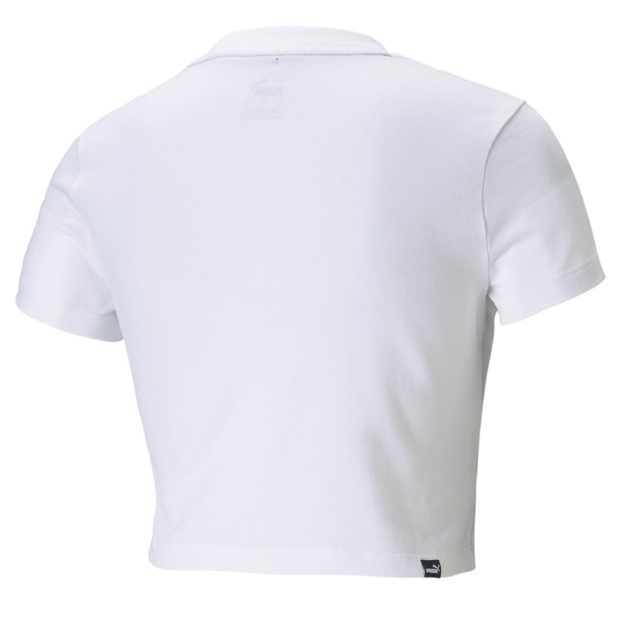 T-shirt aderente con logo Essentials donna PUMA 2/2