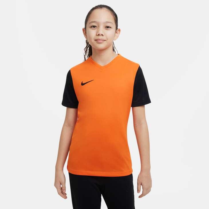 T-shirt tecnica bambino nike arancione