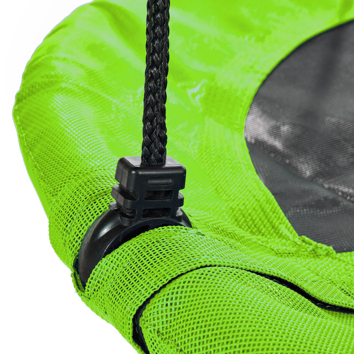 Balançoire ronde nid d'oiseau Ø100 cm - Vert - Charge 150 kg 2/5