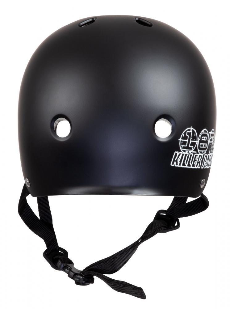187KP Certified Skate/BMX Helmet - Matte Black 3/4