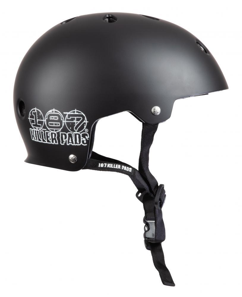 187 KILLER PADS 187KP Certified Skate/BMX Helmet - Matte Black