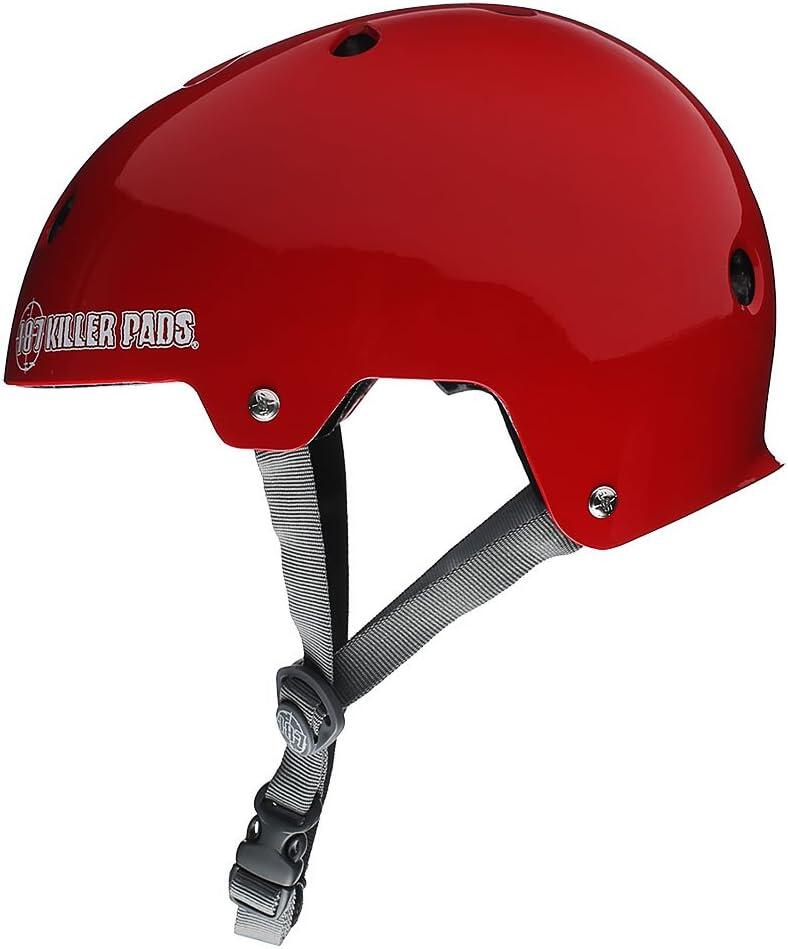 187KP Certified Skate/BMX Helmet - Red 3/5