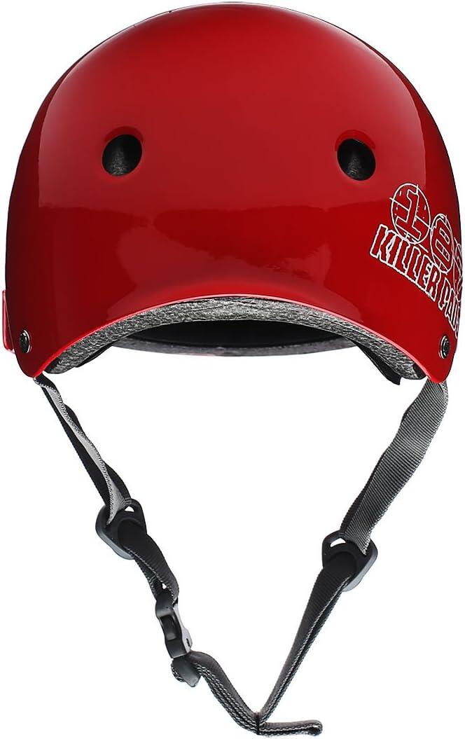 187KP Certified Skate/BMX Helmet - Red 2/5