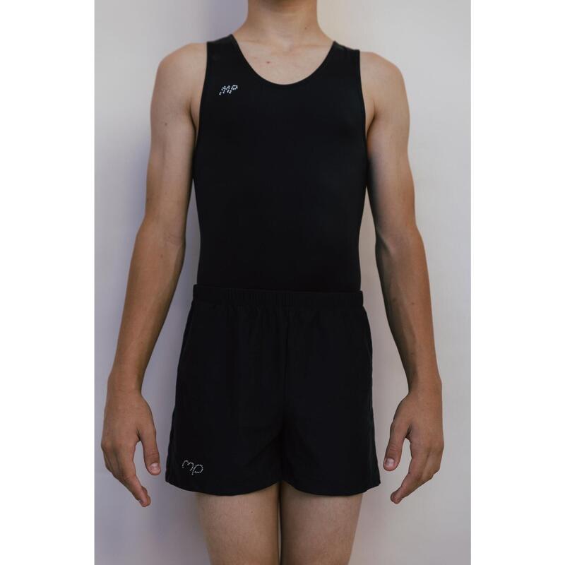 Shorts de Gymnastique Noir Enfant