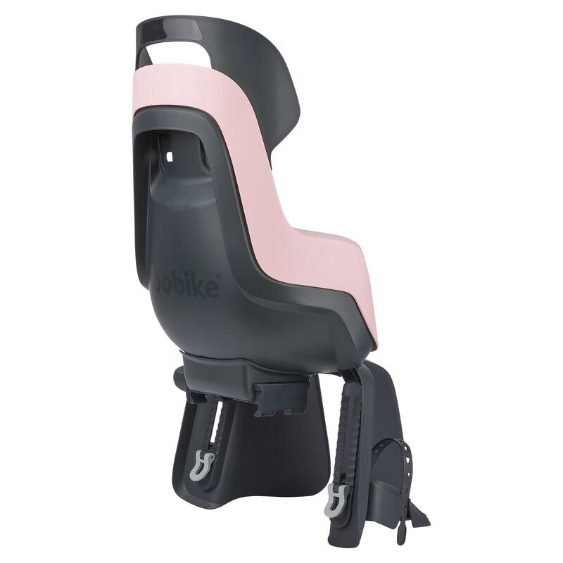 Silla Bicicleta reclinable Trasera GO Portaequipajes Rosa Bebé Pastel