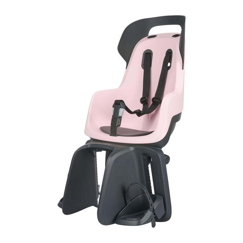 Seggiolino Posteriore Bambini Bicicletta Portapacchi Rosa Zucchero Filato