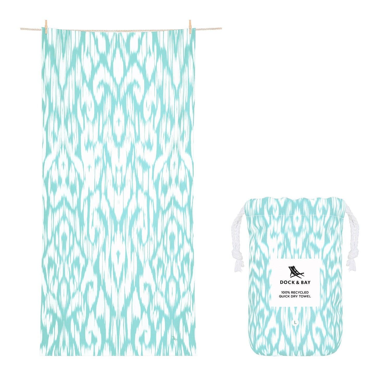 Quick Dry Towels - Soft Seafoam 1/8