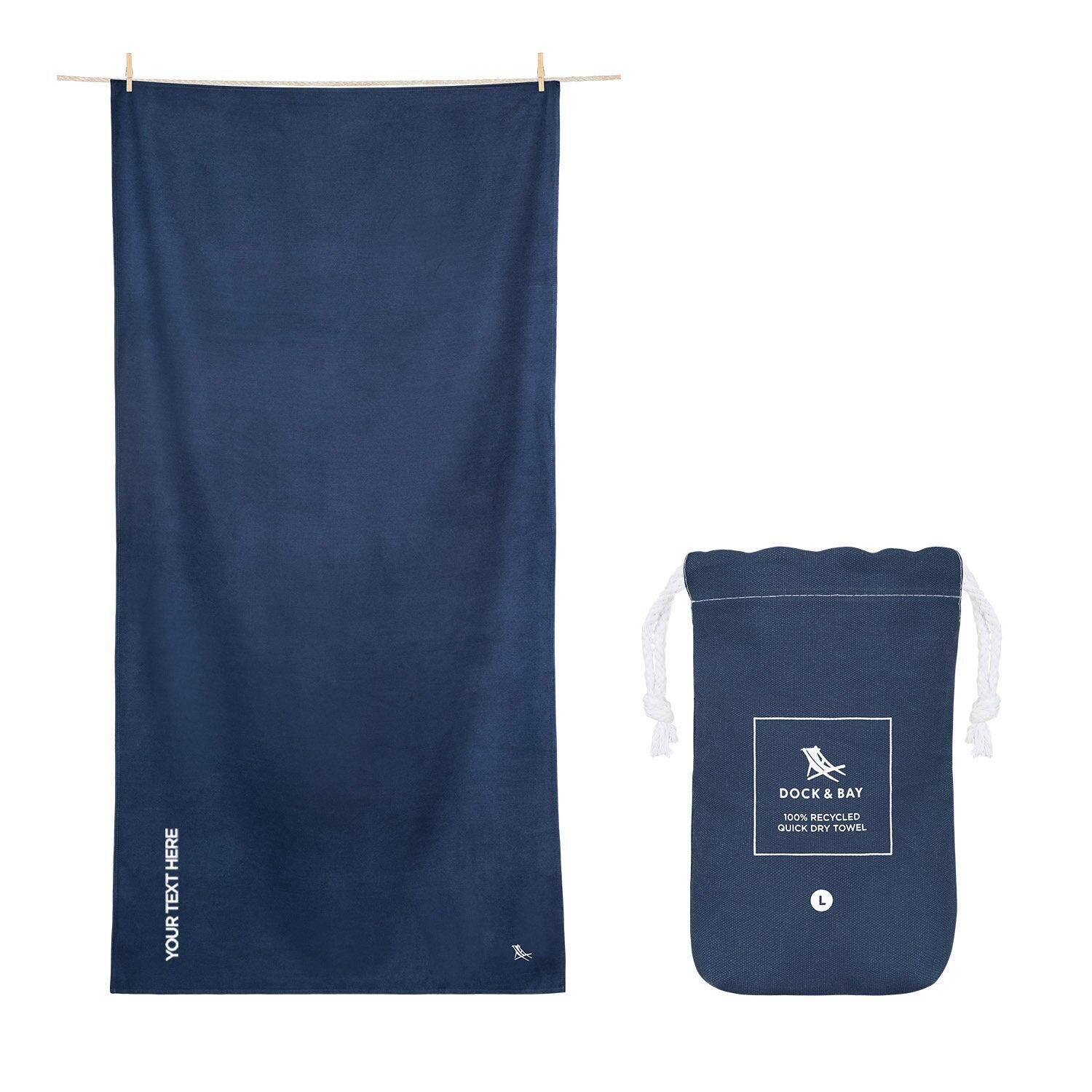 DOCK & BAY Quick Dry Towels - Deep Sea Navy