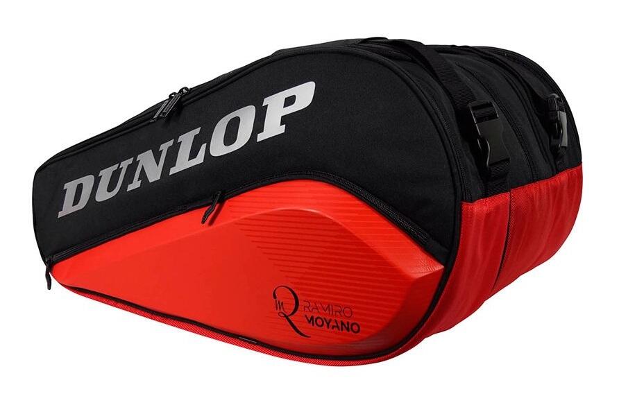 Dunlop Paletero Elite Thermo Padel Racket Bag - Black/Red 1/2