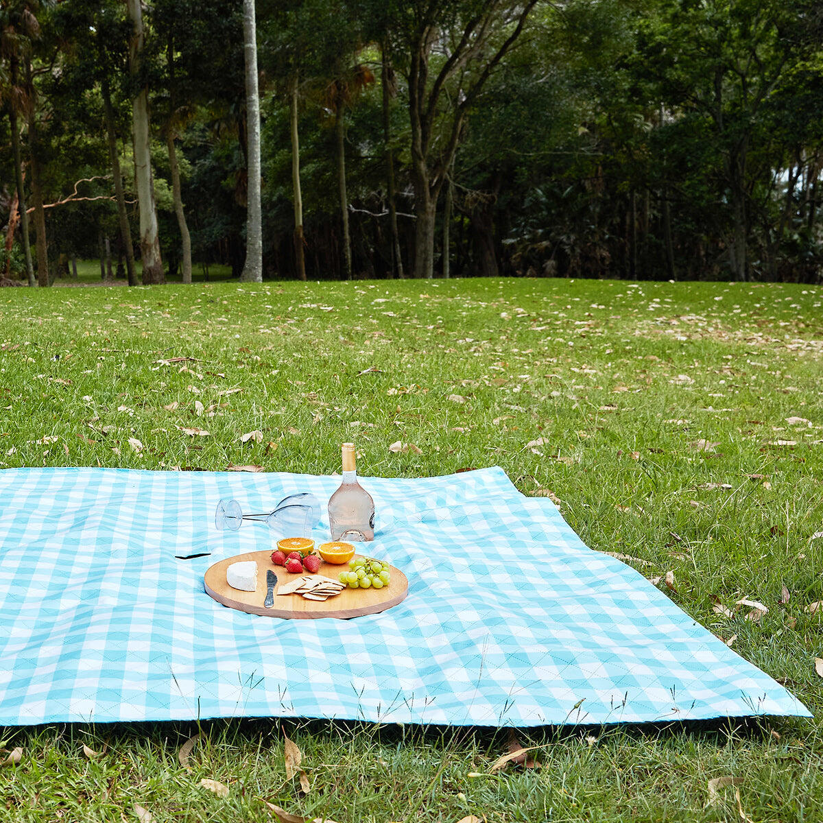 Picnic Blanket - Whitsunday Blue 5/8