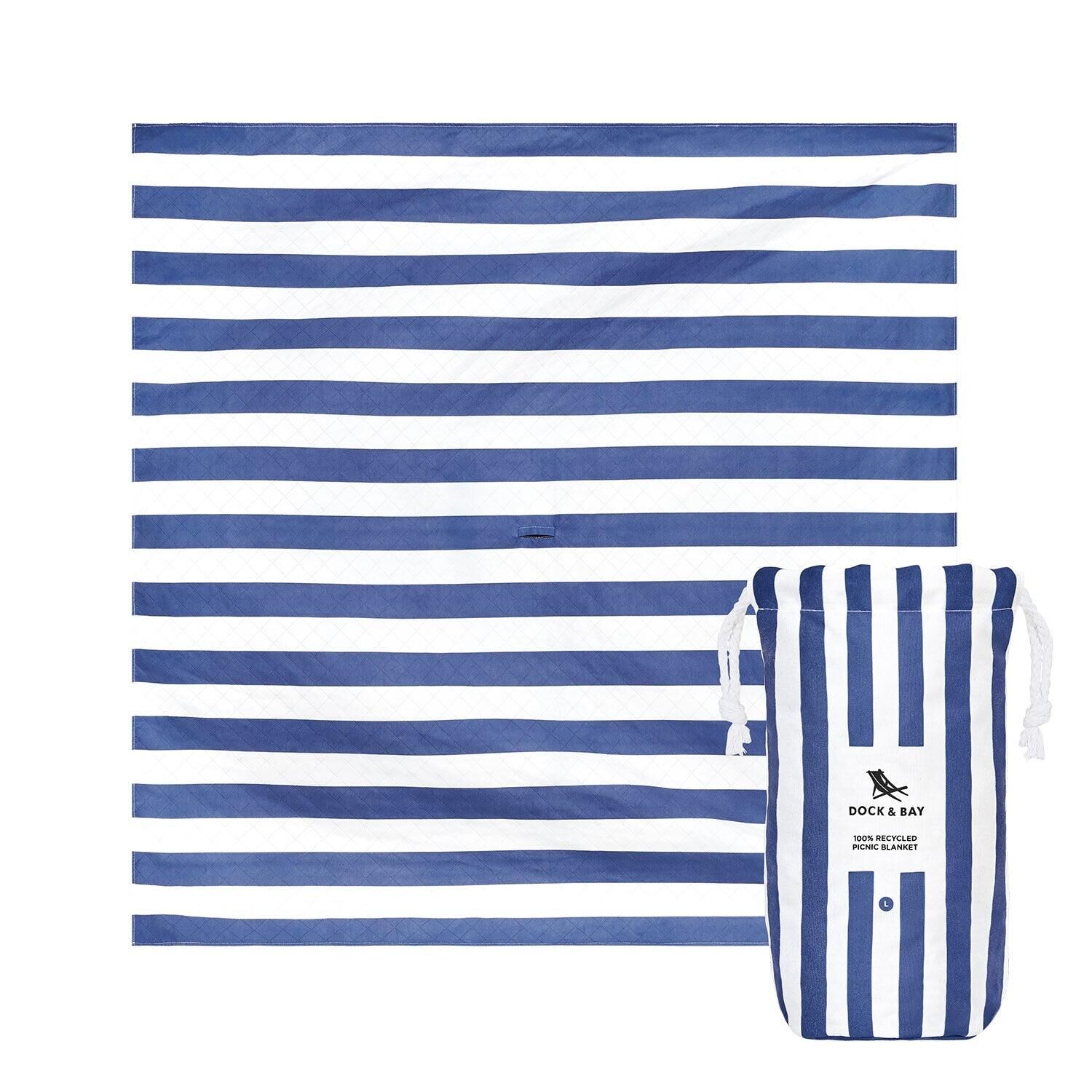 DOCK & BAY Picnic Blanket - Whitsunday Blue