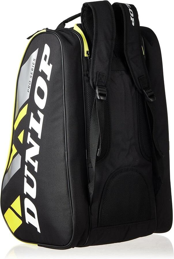 Dunlop Paletero Pro Padel Racket Bag - Black/Yellow 2/3