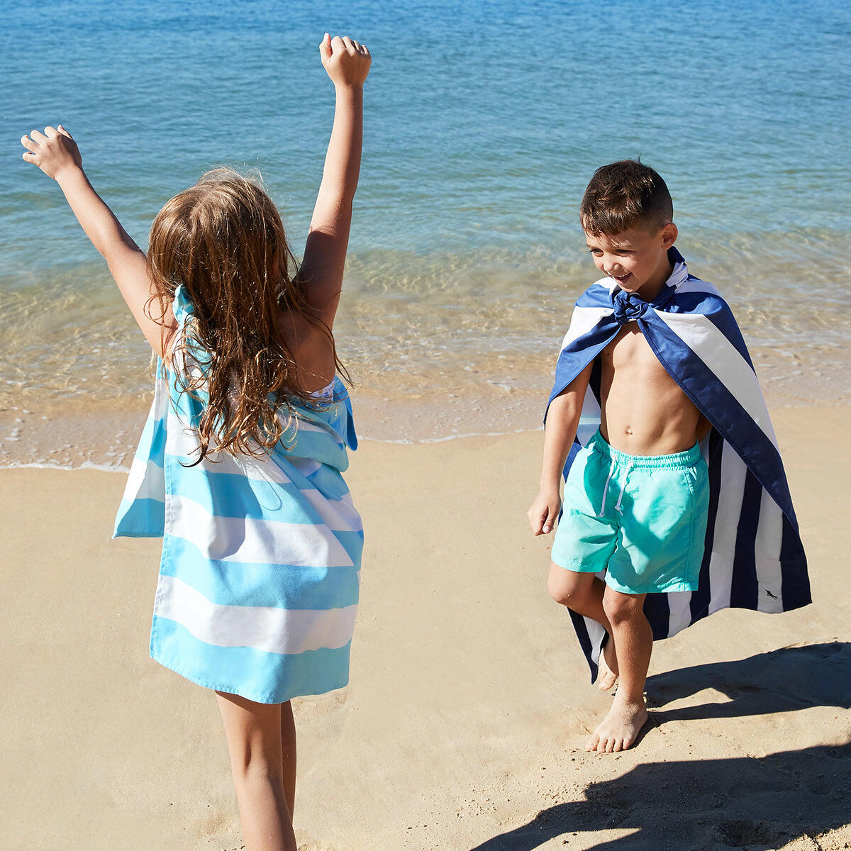 Kids Beach Towels - Tulum Blue 4/8