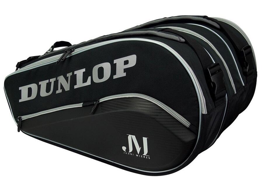 Dunlop Paletero Elite Thermo Padel Racket Bag - Black/Silver 1/1