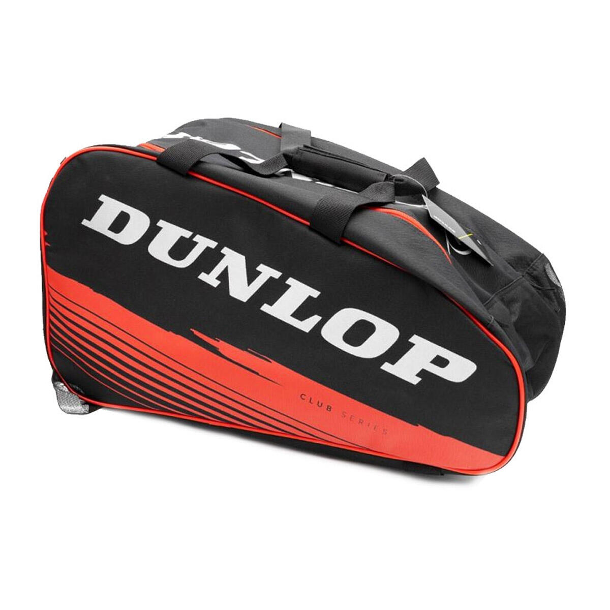Dunlop Paletero Club Padel Racket Bag - Black/Red 1/2