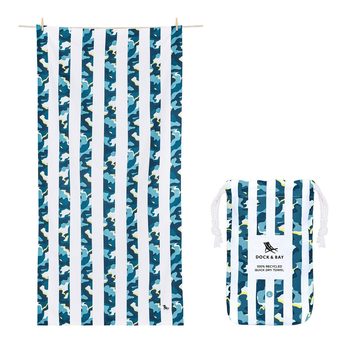 Kids Beach Towels - Cool Camo 1/8