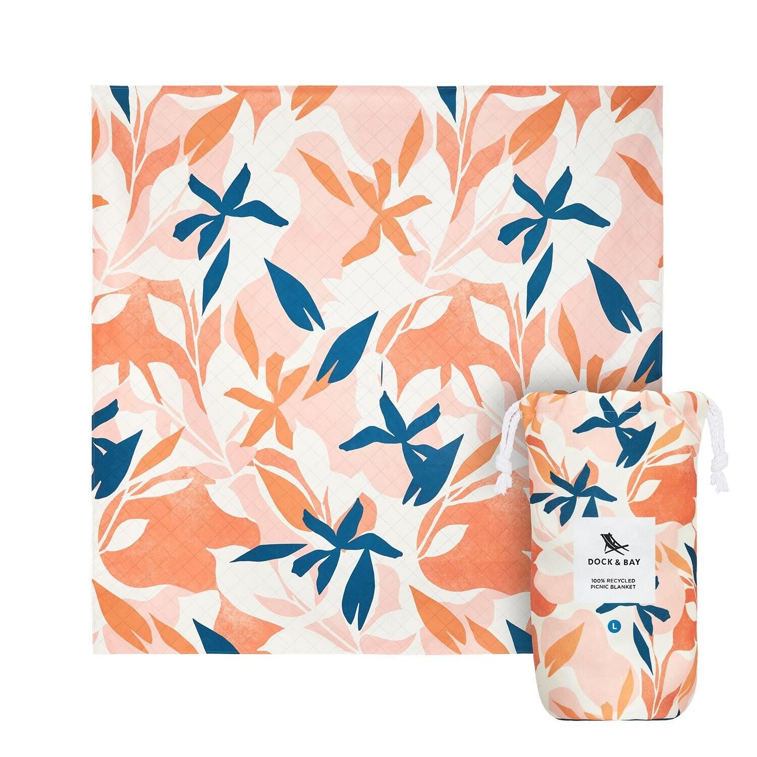 DOCK & BAY Picnic Blanket - Terracotta Tropics