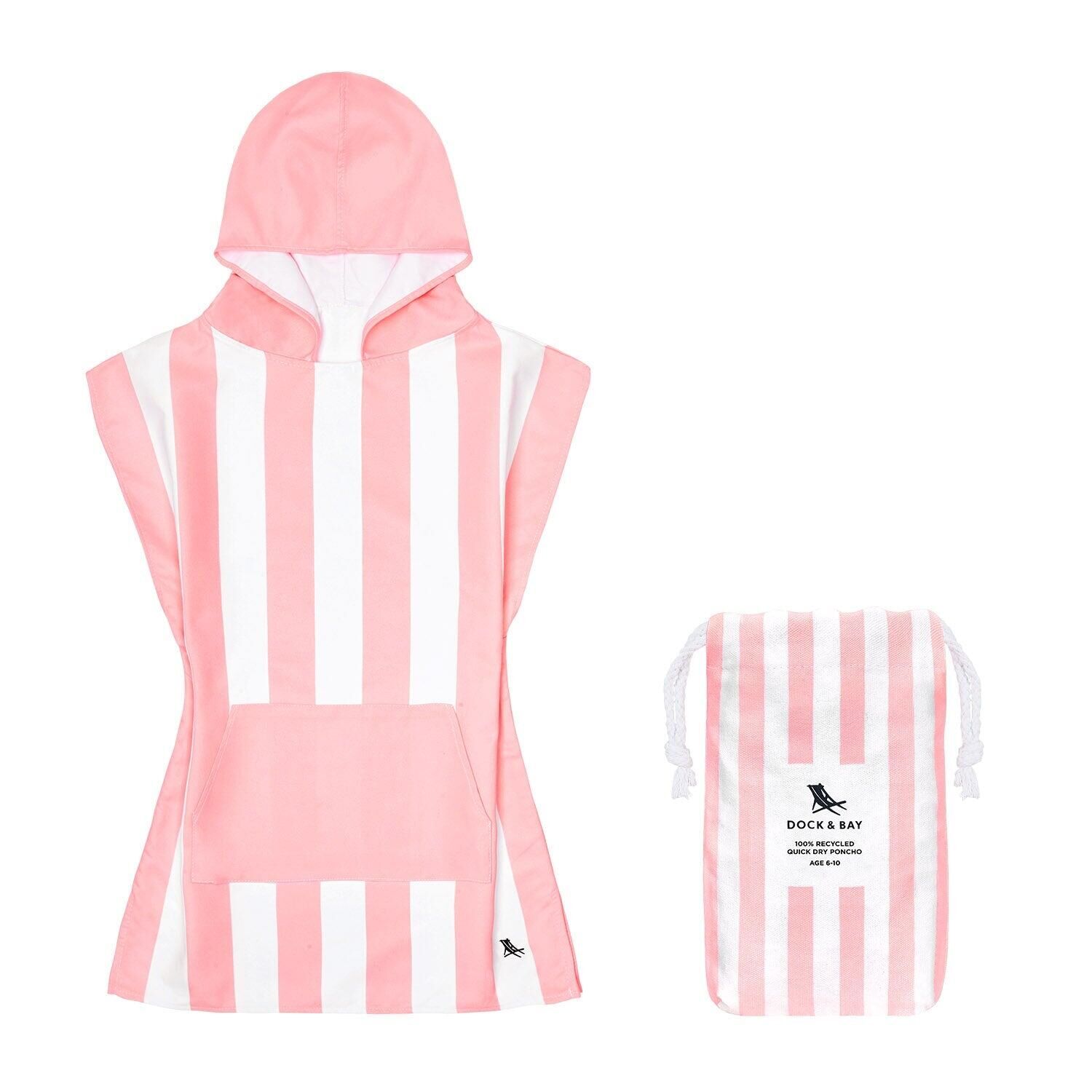 DOCK & BAY Poncho Kids - Malibu Pink